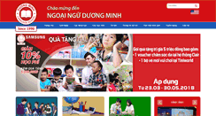 Desktop Screenshot of duongminh.edu.vn